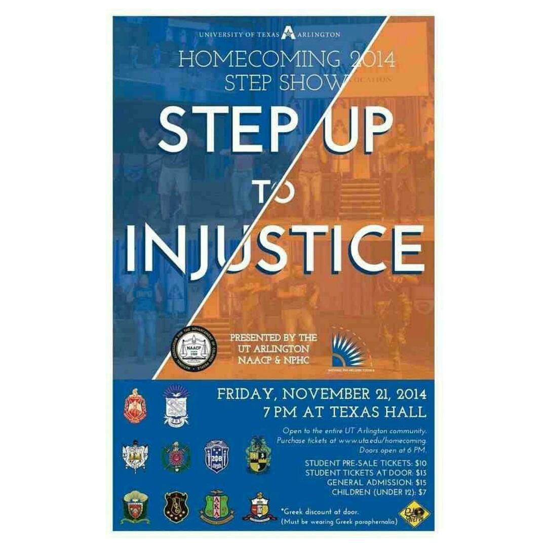 rayneorshynee's tweet photo. Its Homecoming week at @utarlington ! #UTA2014HCStepShow this Friday! Get your tickets at http://t.co/hFY1kVNLW3 http://t.co/Uvxcdvvo3b