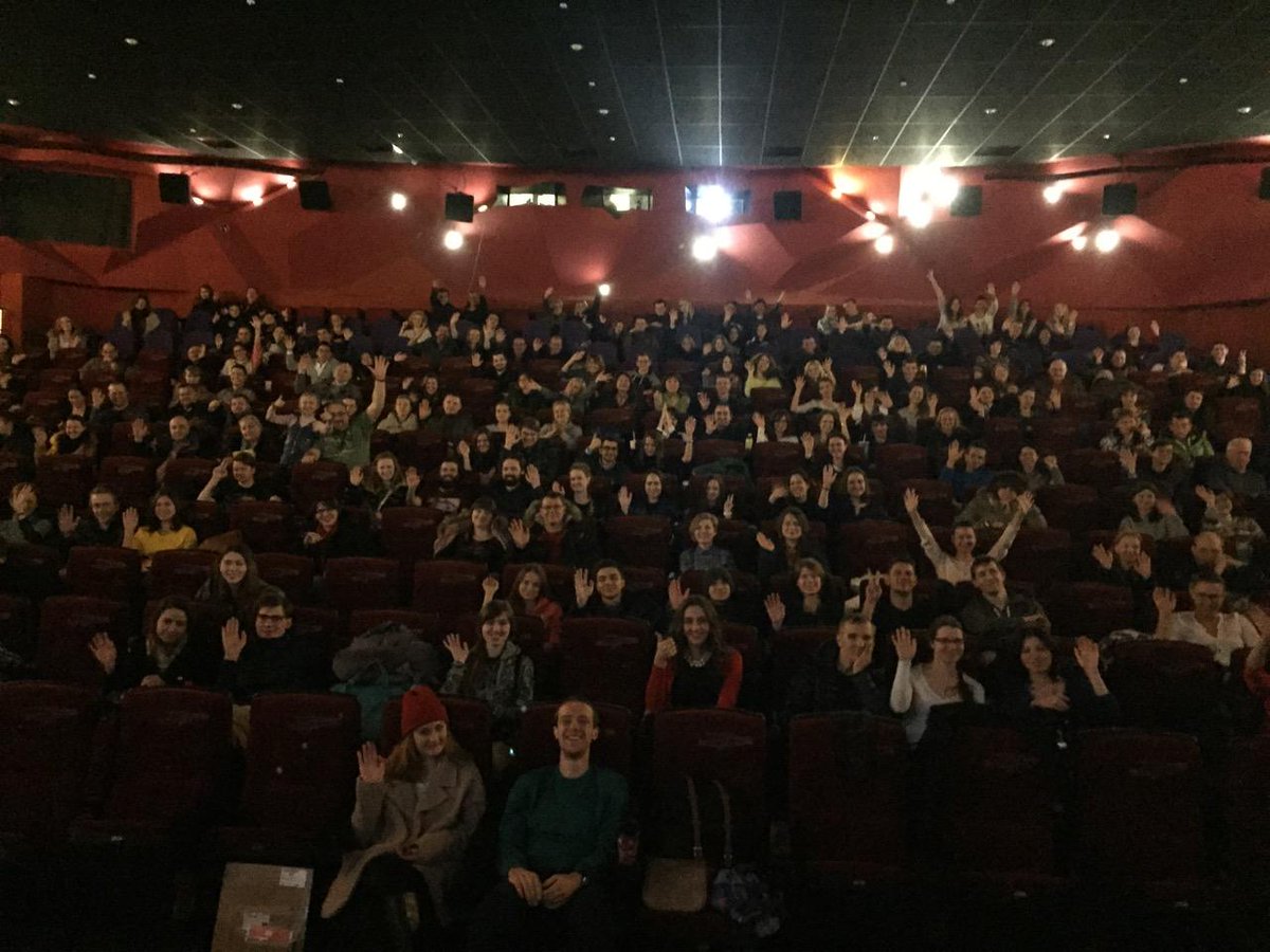 CodeBlackMovie's tweet photo. @FilmShowcase brought #CodeBlack to Russia over the weekend! See smiling packed house: http://t.co/TROHUY1WpT