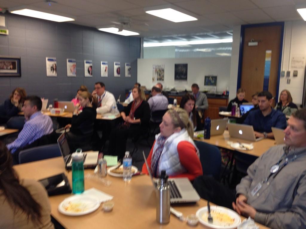 ErinDeLuga's tweet photo. SDLT talks Instructional technology and PD! #whssdlt @SisiWHS214 @rkinnee @kellner_steven @STEMLdr  @rudy214gomez http://t.co/L0pc2R0euV