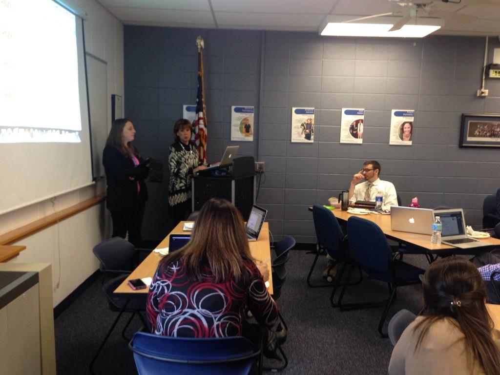 ErinDeLuga's tweet photo. SDLT talks Instructional technology and PD! #whssdlt @SisiWHS214 @rkinnee @kellner_steven @STEMLdr  @rudy214gomez http://t.co/L0pc2R0euV