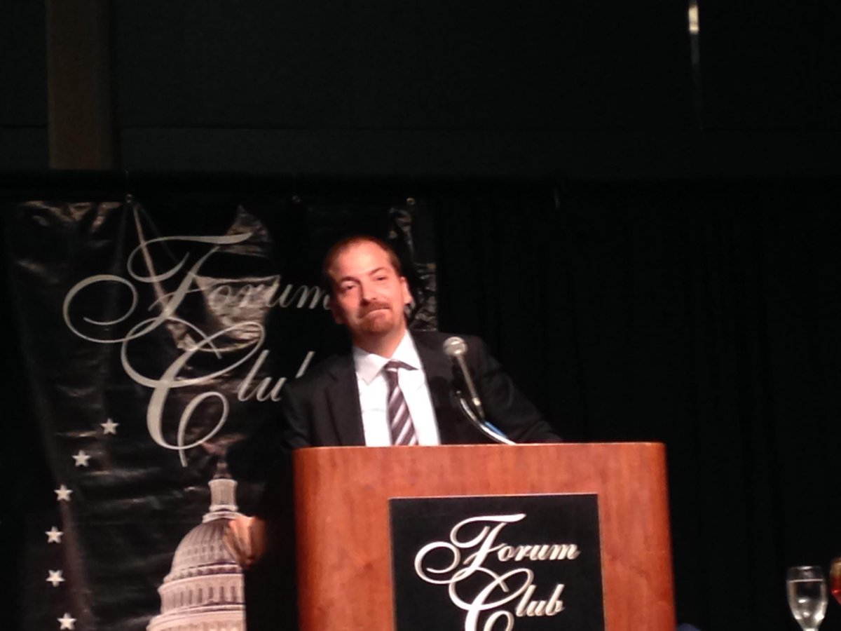 NBC's @chucktodd speaks at #forumclub luncheon in West Palm Beach. @WPTV