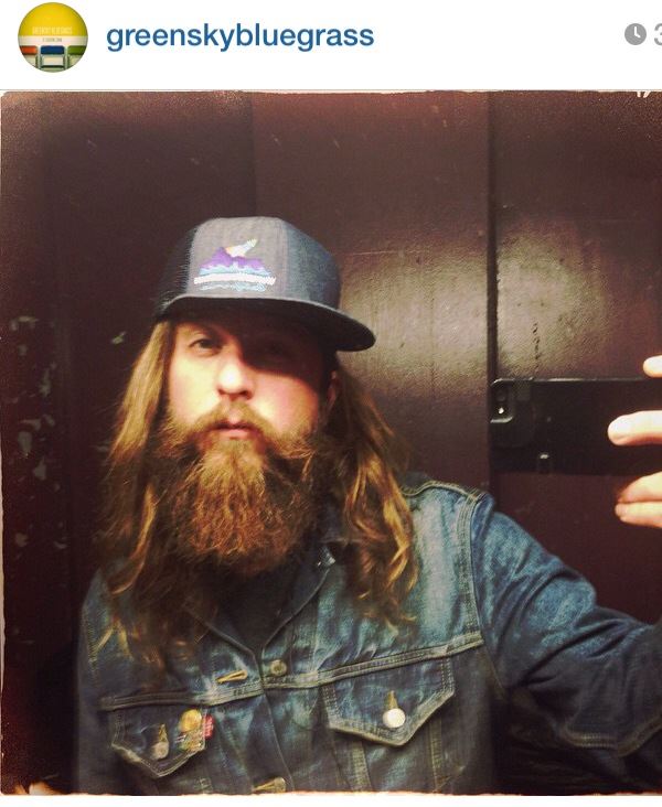 WWGfestival's tweet photo. Paul Hoffman (of @campgreensky) sporting new WWG merch. See #GreenskyBluegrass &amp; snag this #radhat in #Tahoe, 3/20-22 http://t.co/CzxXqoVta2