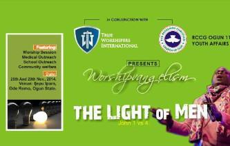 Trueworshipers2's tweet photo. Let your light so shine...Join @Trueworshipers2 #Lightofmen on 29th November 2014 at Ijebu Ipara, Ogun state, Nigeria http://t.co/m6fGpwdREM