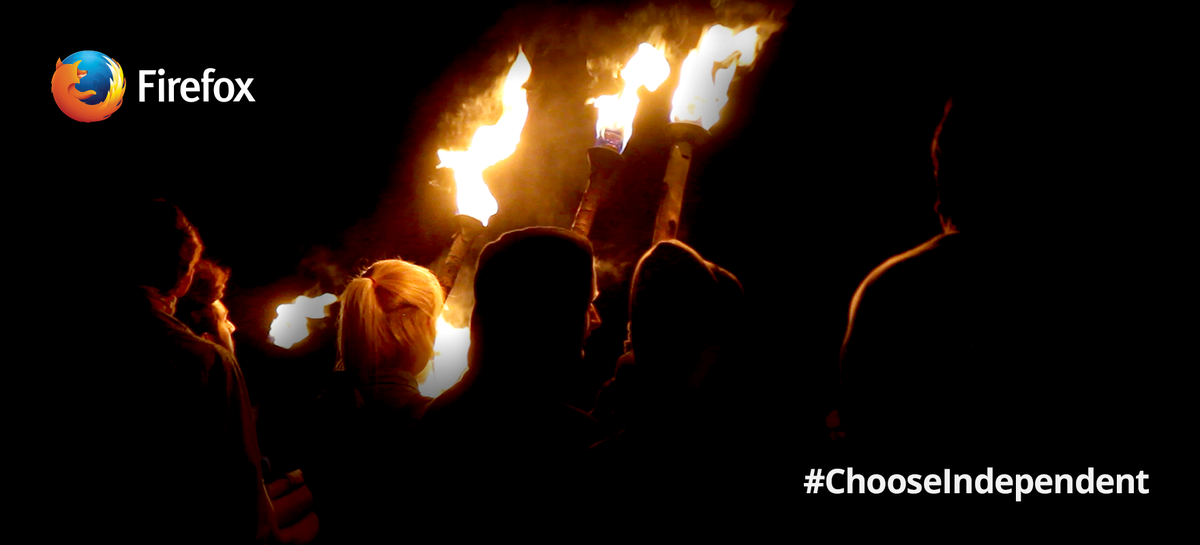 firefox_es's tweet photo. #Firefox cree que Internet es propiedad de todos y no es tu dueño. #ChooseIndependent http://t.co/DEo3N2FJLK
