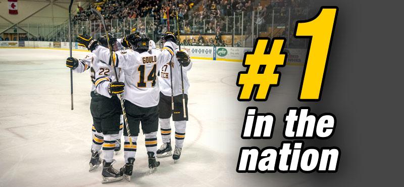 mtuhky's tweet photo. Number 1! Michigan Tech Hockey is Top-Ranked Team in the Nation -  http://t.co/CzQxhyH4z1 #FollowTheHuskies #mtuhky http://t.co/vduMdV7NZt