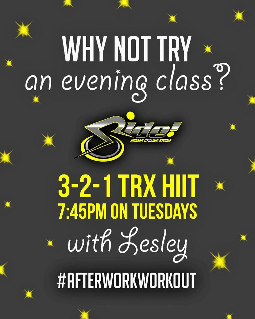 RideCobham's tweet image. Try out Lesley's class tomorrow! 3min strength, 2min cardio, 1min core conditioning! #afterworkworkout @LOKfit