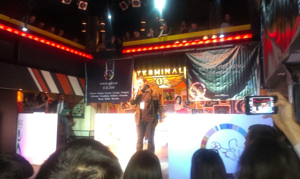 GITR_EE's tweet photo. Emil Levy on the #GITREE #FINALS stage! #wow @ABLEBulgaria #dare2win #gitree #gitr2014 http://t.co/izMUbpLQPg