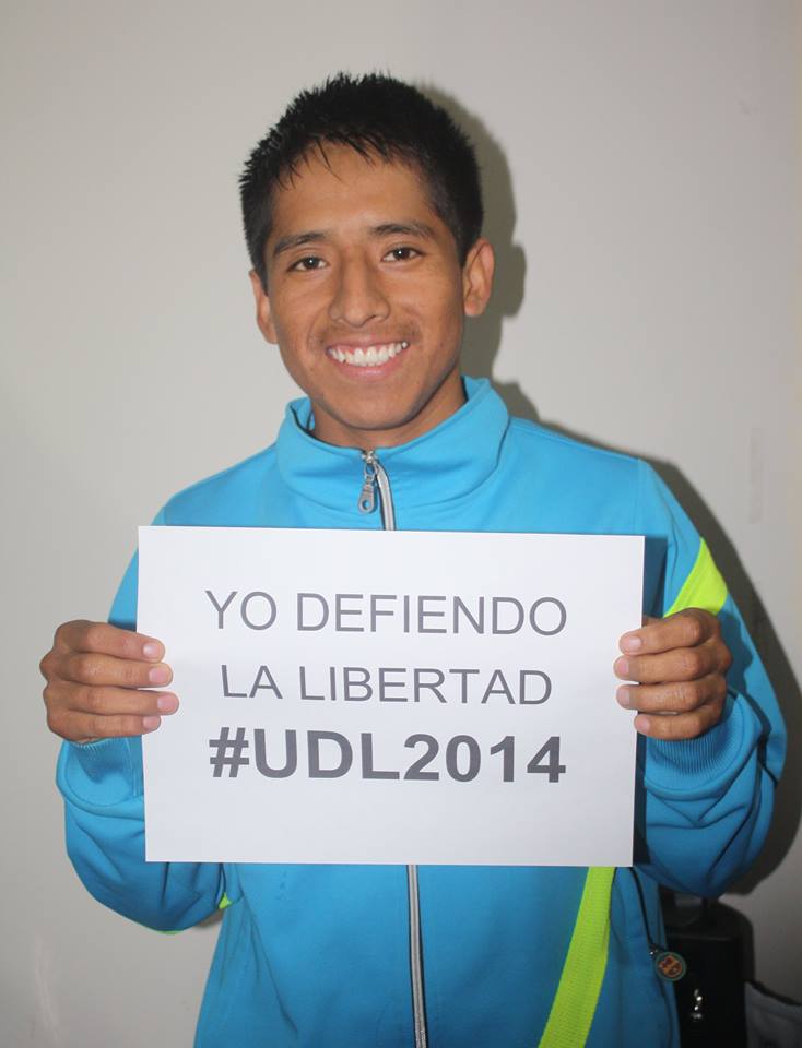 iplprolibertad's tweet photo. Becarios #UDL2014: "Soy Jhan Carlos Esquivel de Huancavelica. Soy egresado de la Universidad Peruana Simón Bolívar". http://t.co/wERiG8jTov