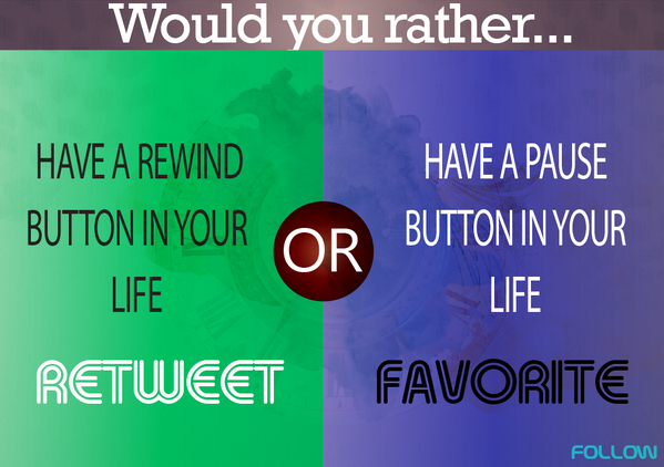 ChoicesYouHave's tweet image. Rewind or pause?