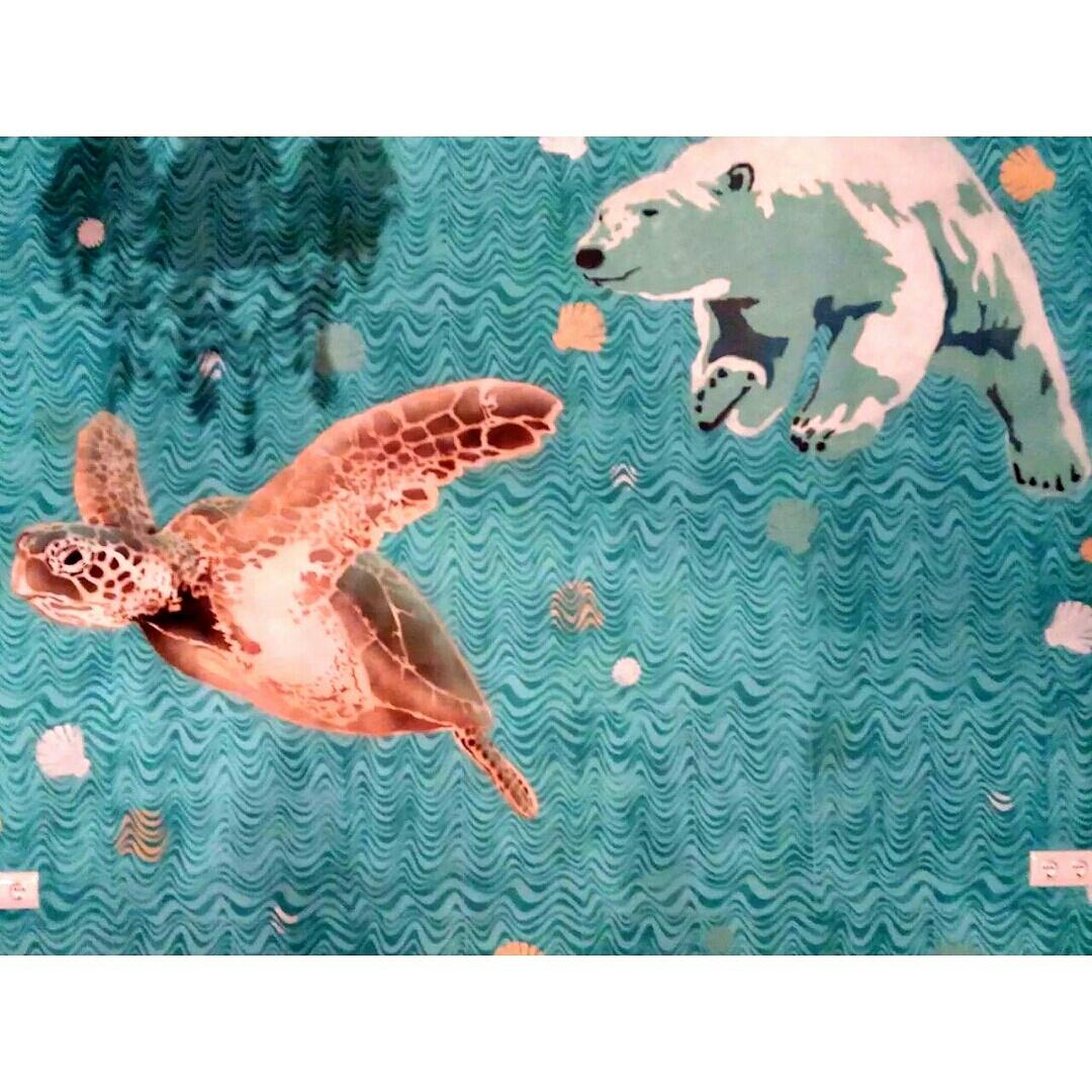 Mural (3'5x2 metres) per a un particular.