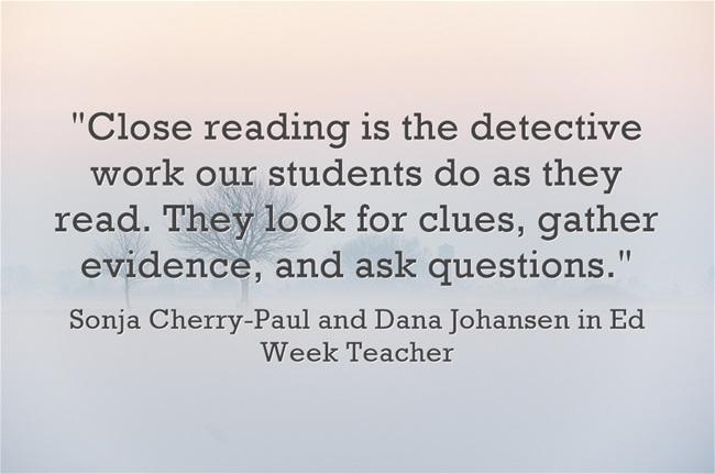 #EWopinion: Close reading is a "life skill" blogs.edweek.org/teachers/class…