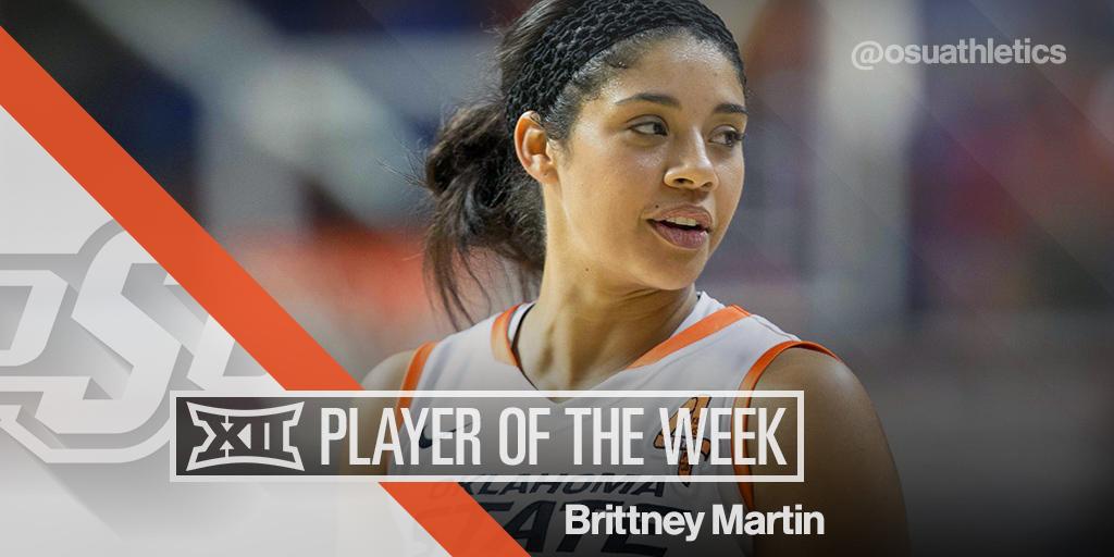 OSUAthletics's tweet photo. Congrats to @OSUWBB’s @BritOSU22, the first #Big12WBB POTW for 2014-15! #okstate http://t.co/8KXBOV44Qq http://t.co/y271HkNCLy