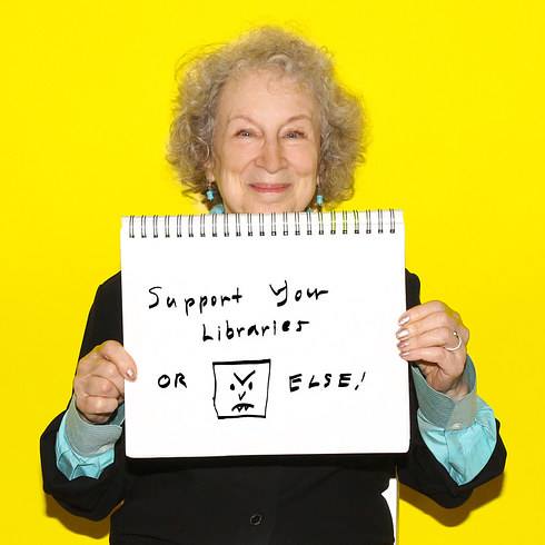 Happy 75th birthday to Canadian author, environmental activist and staunch library supporter Margaret Atwood! 