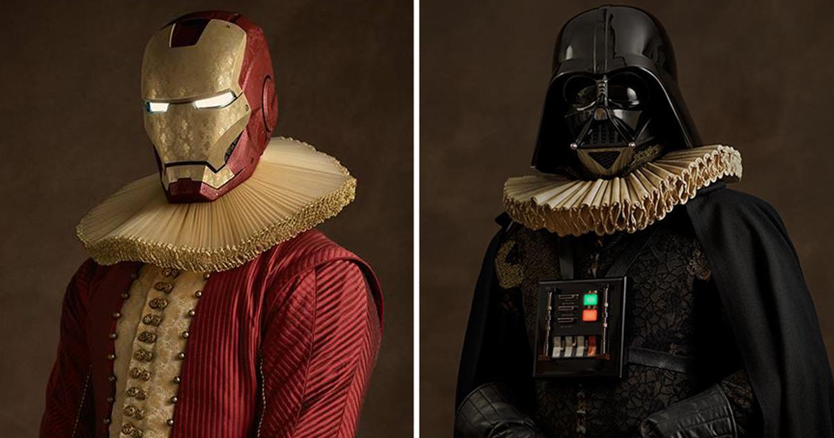 boredpanda's tweet photo. How Would Superheroes Have Looked In The 16th Century? (16 pics): http://t.co/45GG7wmUgQ @Marvel @DCComics @starwars http://t.co/9kx8ERcjde