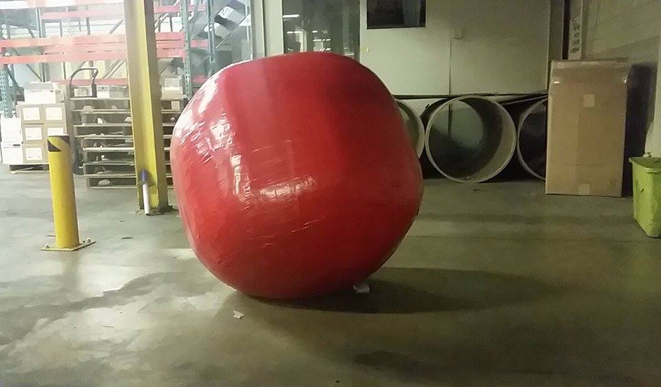 ProTapes's tweet photo. Our #tapeball is bound to make history! The guys have been working hard all year. Weighing in at over 900 pounds! http://t.co/oyClWaZw5F