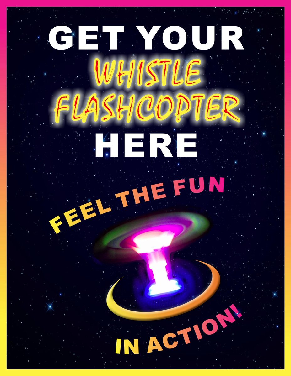 FlashCoptors's tweet image. Get YOUR #flashcoptors today - parties, stocking stuffers, et! Direct message me!