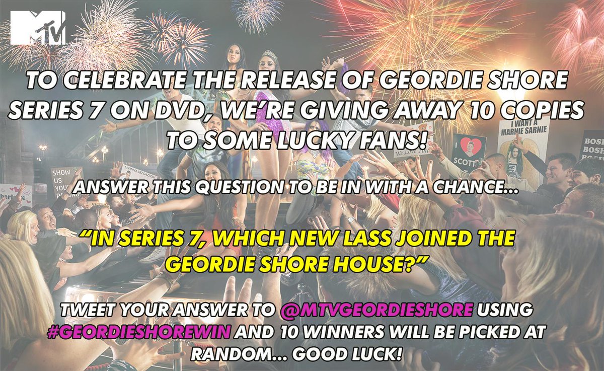 mtvgeordieshore's tweet photo. Entered our MINT competition yet to win #GeordieShore Series 7 on DVD? Quick, 10 lucky winners announced TOMORROW! http://t.co/0qHCbx6BbV