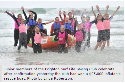 Brighton Surf Club won their comp. Now it's our turn to win the public vote. Lets go everyone. Push  Push  Push