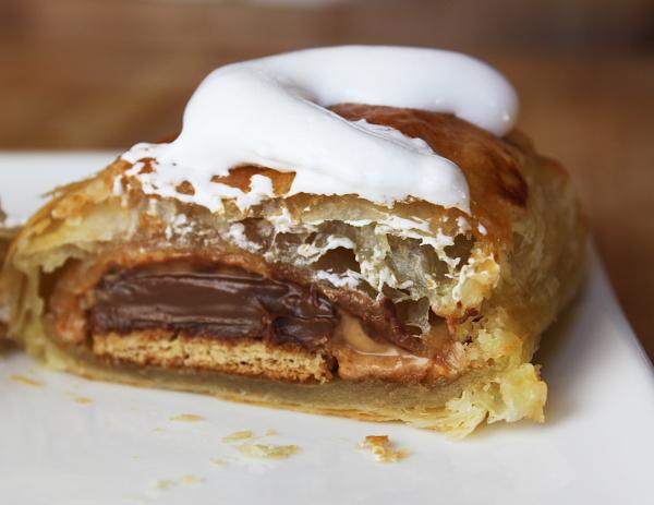 Camping in November (indoors!):  Peanut Butter- S'Mores Turnovers buff.ly/1A0S7hj