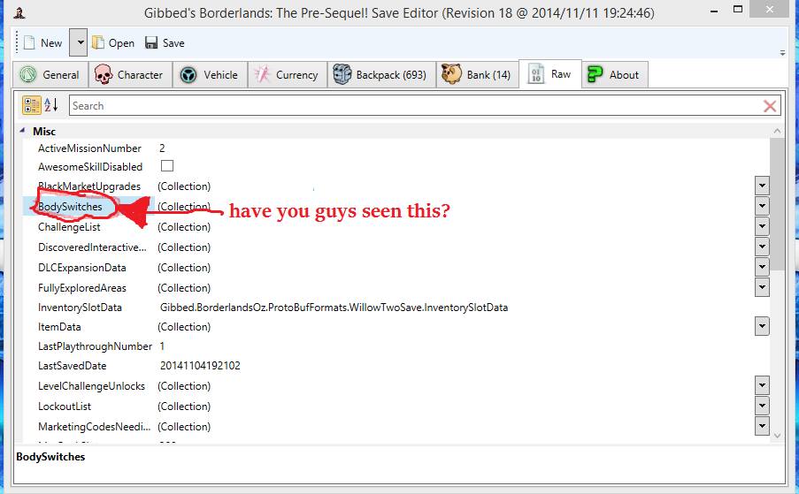 Borderlands 2 gibbed bank slots