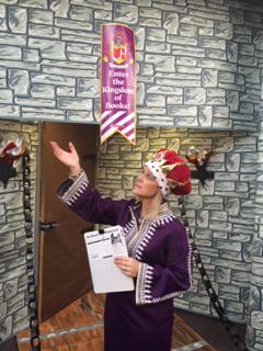 Her Royal Highness, Queen Woody, kicks off the 2014 Cougar Run Book Fair.