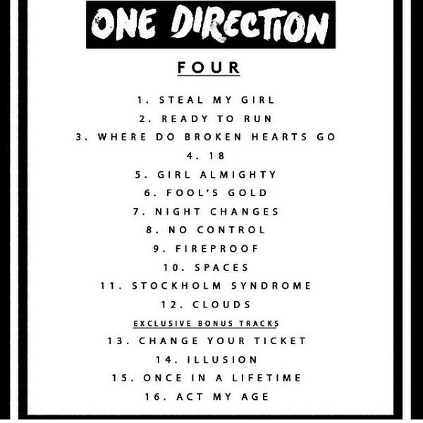 xsavannahjacobs's tweet photo. *Screams* #1D #Four #OneDirection #1DFourTracklist http://t.co/JFwQSPA2bG