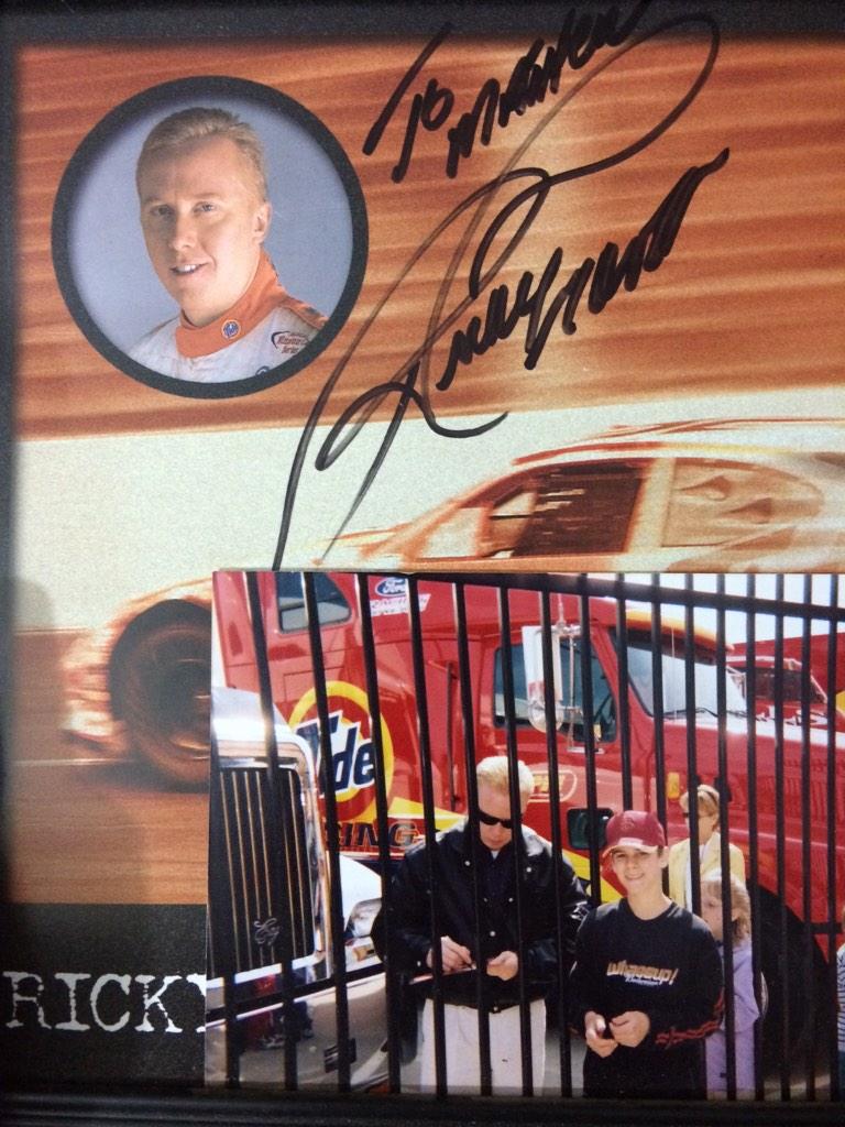 Mickey087's tweet photo. @RickyCravenESPN Just found this I think I was 12, approx 15 yrs ago. Thanks for the autograph. http://t.co/30RuVfxLfJ