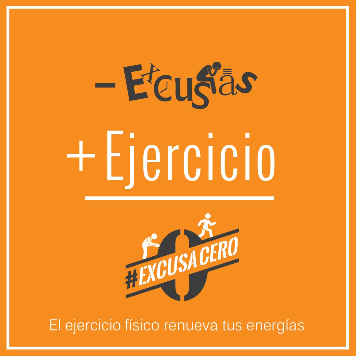 ExcusaCero's tweet photo. Retwittea el mensaje de #ExcusaCero y participá por una clase y un kit para hacer ejercicio. Finaliza viernes 18hs http://t.co/K2GDOS4U30