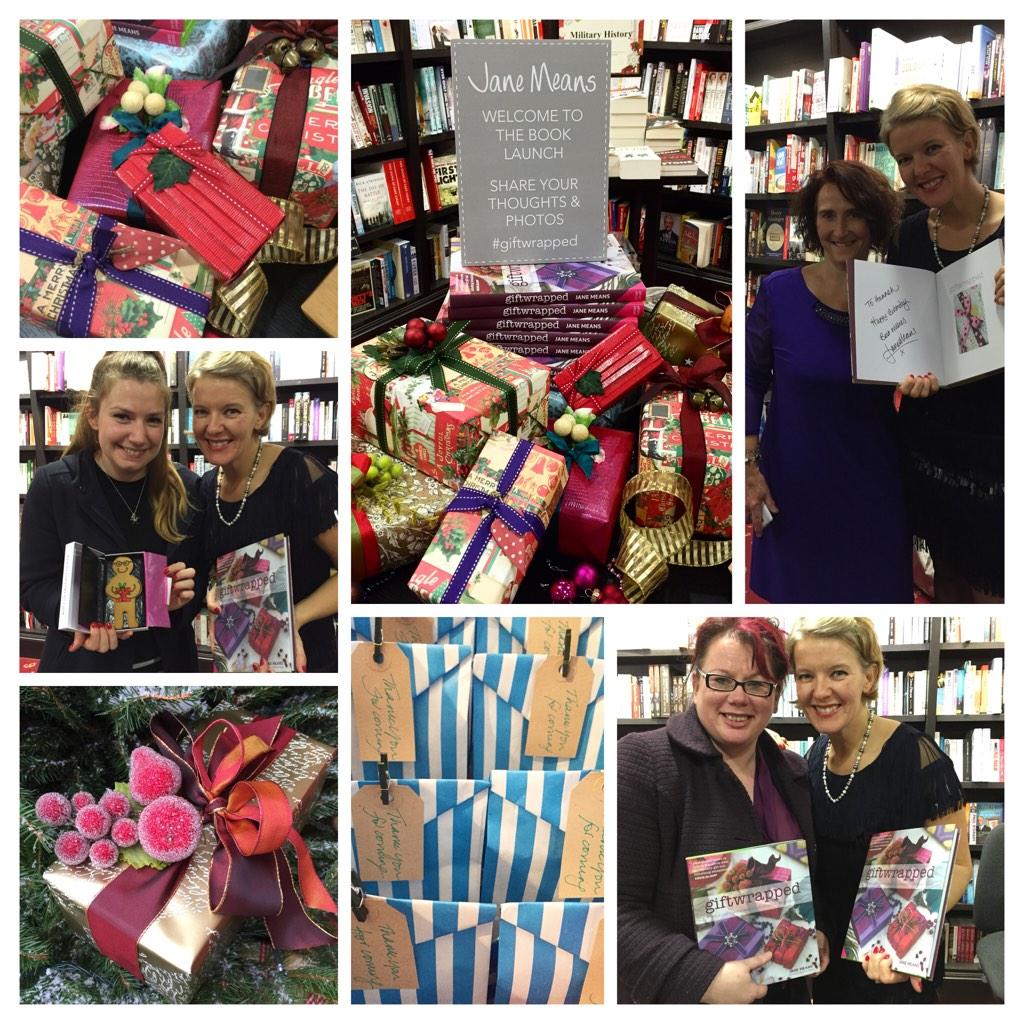ForgetMeNotC's tweet image. Thanks for signing my copy of your fabulous new booked #Giftwrapped. I can't wait get wrapping this Christmas!