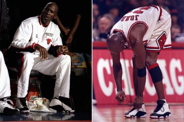 Jordan's greatest moments rocking the Air Jordan 13 by <a href="/champssports/">Champs Sports</a>: bit.ly/1xfQo5x