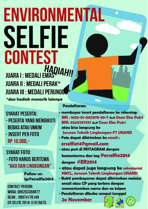 _ER2014's tweet photo. Yuk ikutan selfie kontes yg bertemakan lingkungan. @Minang_Picture @infoSumbar @AboutPadang @CeritaPadang http://t.co/P6lWmAcn8D