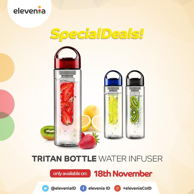 Bikin infused water jd lebih mudah dgn water infuser ini. Yuk pesen cm 49rb spesial hari ini > elv11.co/iw18n