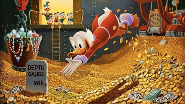 MrMcScuffles's tweet photo. Trying to be like my boy Scrooge! Check out out my studio's page and support! #longdropgames #tailtap #kickstarter http://t.co/wvNDkBAWdf