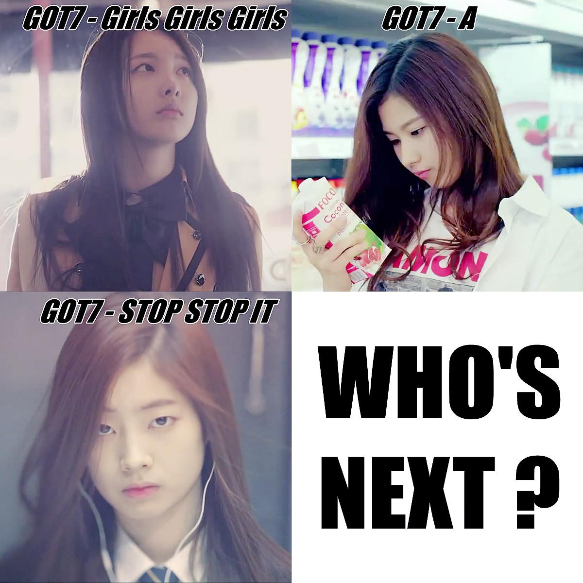 Twice Nation Nayeon Sana Dahyun So Who S The Next Got7 Mv Model 6mix Jyptrainee Girlsteam Http T Co Fw95a0f7pc