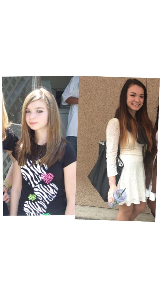 madisonmayer97's tweet photo. From 6th to now 😄 http://t.co/TYGkqMfsWh