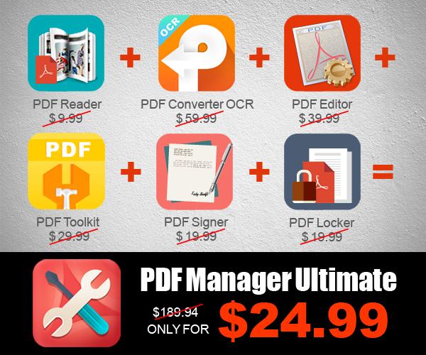 CisdemStudio's tweet photo. #MacZot #Promotion Get your All-in-ONE PDF Solution tool for just $24.99!!
86% OFF!! Check: http://t.co/hAf6TrI6g7 http://t.co/S93XgqGVMT