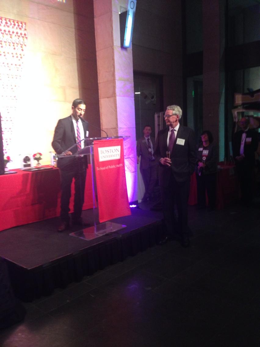 BUSPH's tweet photo. Our present and future leadership. #apha2014 #busph #twodeans http://t.co/eDVLHxKlmV