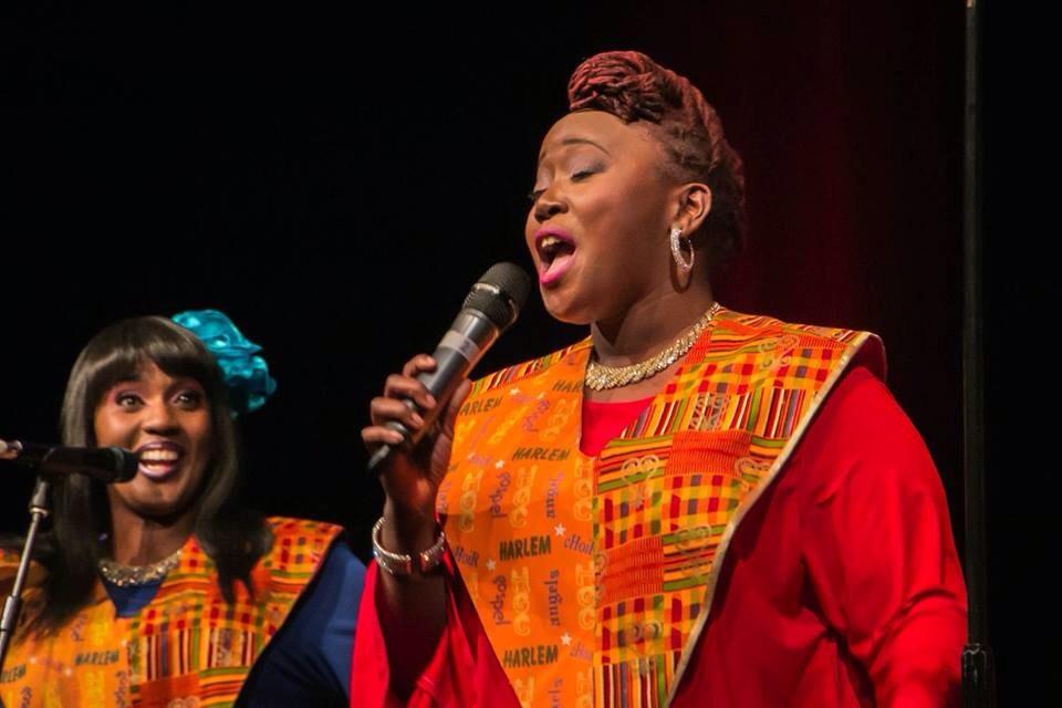 LimerickGospelC's tweet photo. More pics from fab night with #HarlemGospel choir. Lovely meeting them afterwards too. Sisters in music http://t.co/wwe12ooM9z