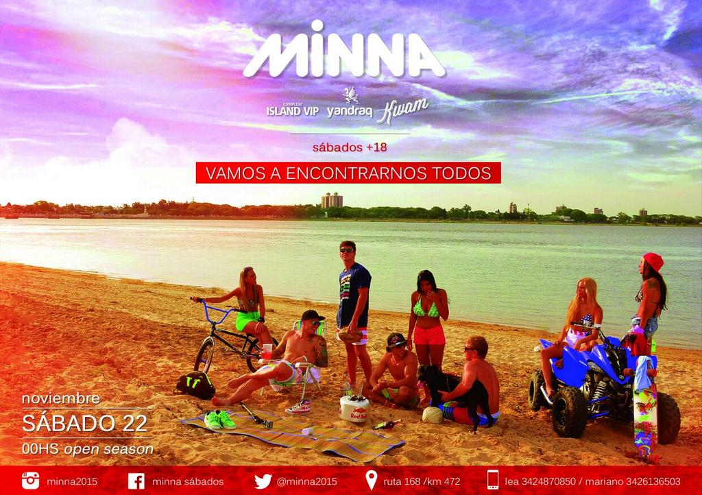 PipaSanz's tweet photo. Como lo esperabas. Gran inauguracion de #Minna este sabado 22 de nov. Entradas Anticipadas y Preferenciales limitadas http://t.co/p97M5WVjv1