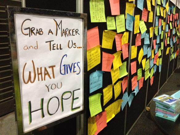 IUCN_CEC's tweet photo. People envisioning their future @WPCSydney @WPCING #climatechange #gender #WPCNewGen #hope #nature http://t.co/gh76DZEdq7