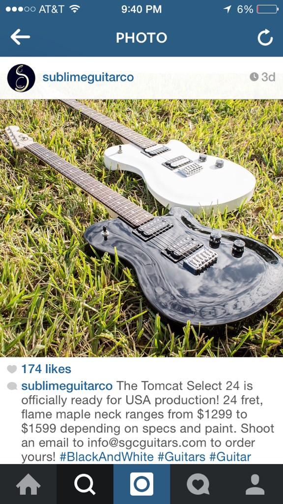 GLASSJAKE's tweet photo. Some new toys from @SublimeGuitarCo. Order yours today! http://t.co/4o04MHAMhZ