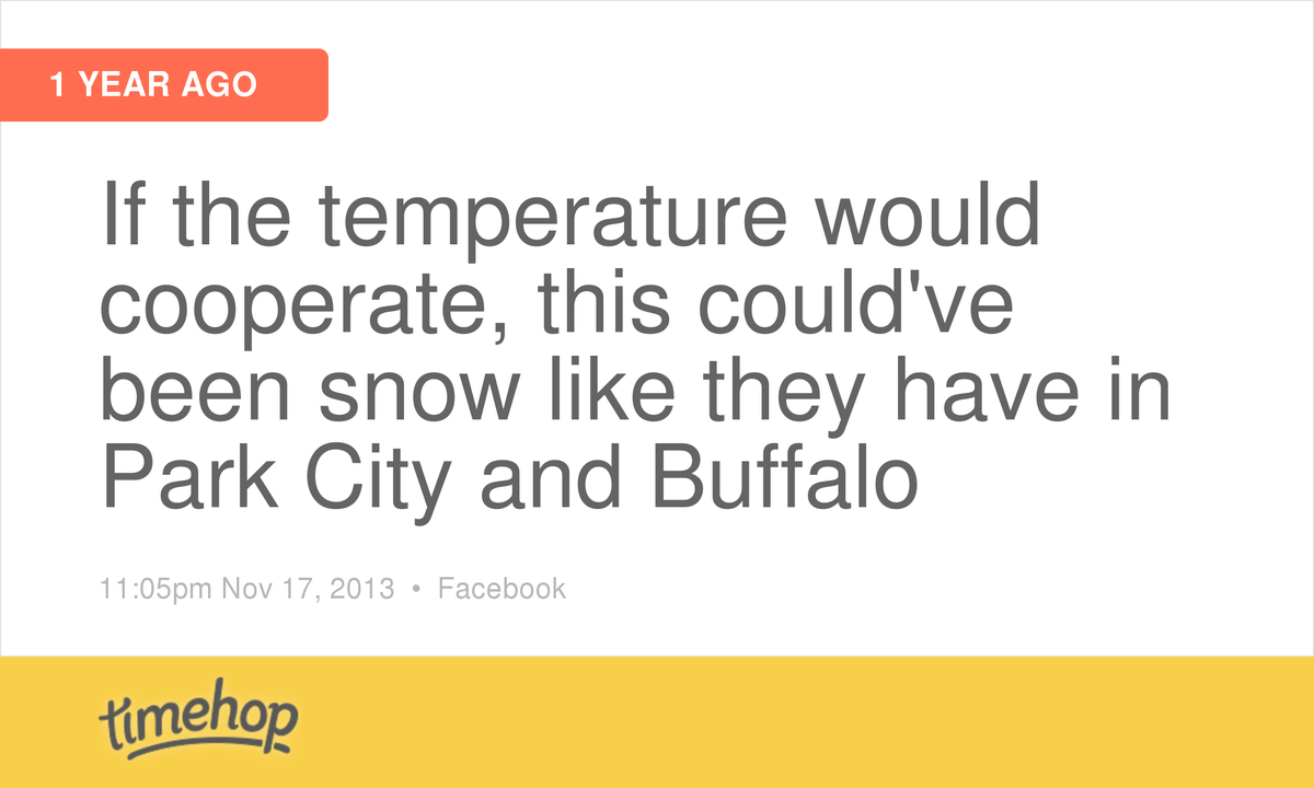 KRose1208's tweet photo. Same weather, same day, different year http://t.co/AXS94KukbX http://t.co/TszWDc6iG6