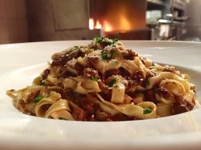 TerzoSF's tweet photo. Hand Cut Noodles with BN Ranch Beef Bolognese &amp; Salva Cremasco! Perfect for this fall weather!! http://t.co/6CQpCYDeB1