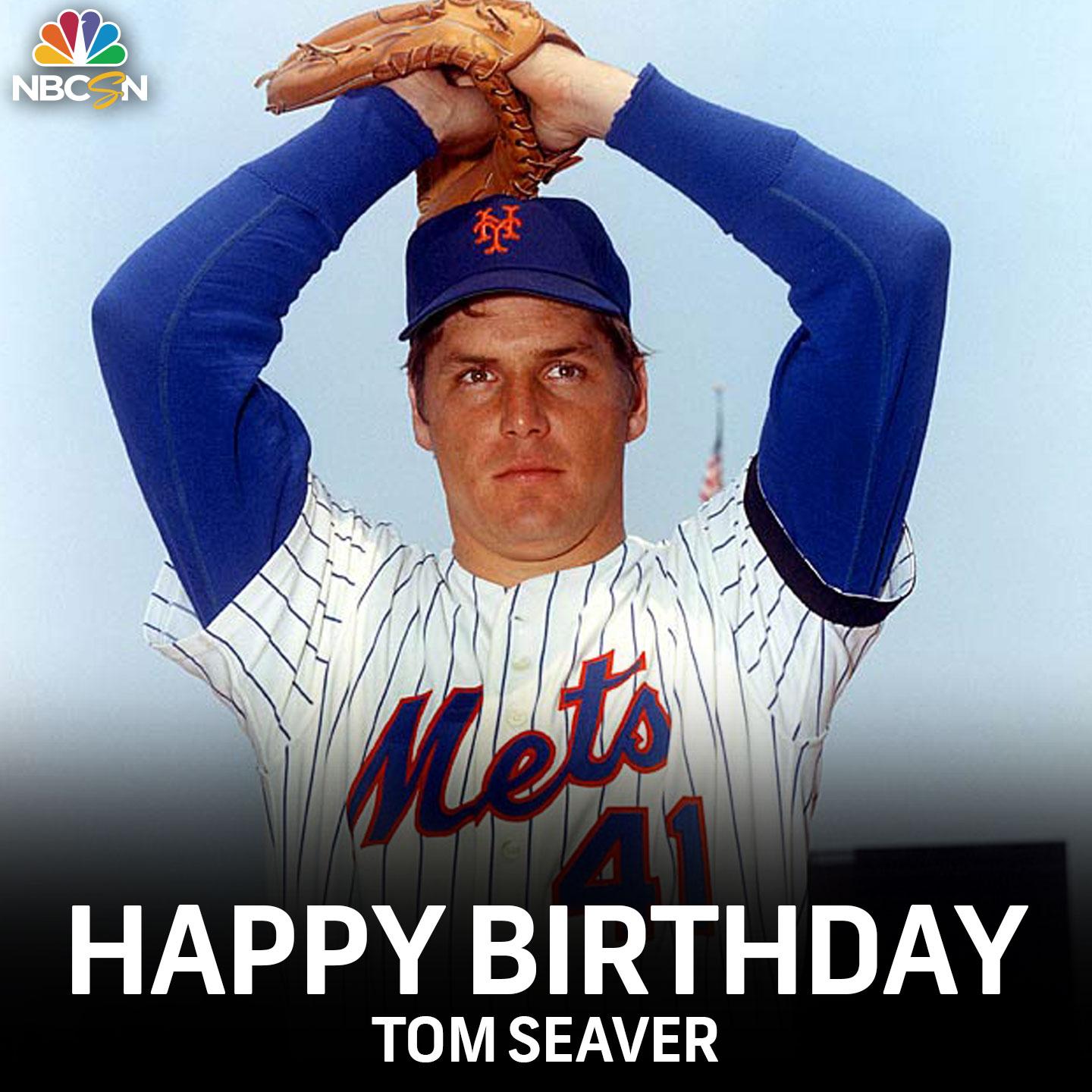 Happy Birthday to 12-time All-Star and 3-time NL Cy Young Award Winner TOM SEAVER! 