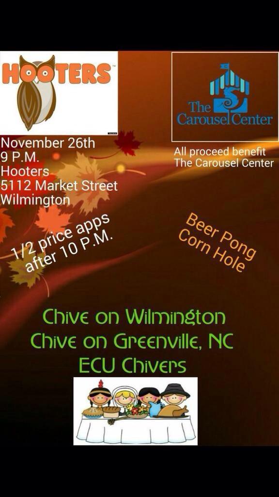 ChiveWilmington's tweet photo. Don't forget, if your in town come to @hootwilmington for carousel council. http://t.co/o8XobMX4JY