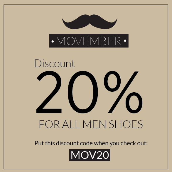 Celebrate Movember with 20% off for all men and unisex items. Use code MOV20 at checkout