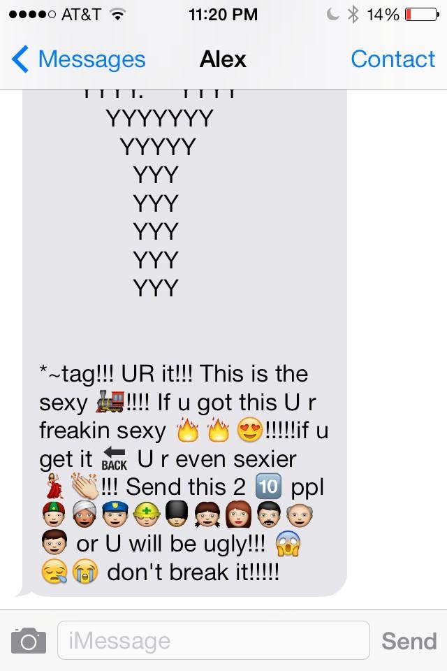 Chain Text Messages