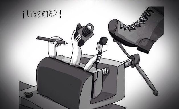 MiguelMorenatti's tweet photo. Así acabará la libertad de expresión con la #LeyMordaza que el gobierno quiere tramitar. #ParemosLeyMordaza http://t.co/DdeIZoBPyk