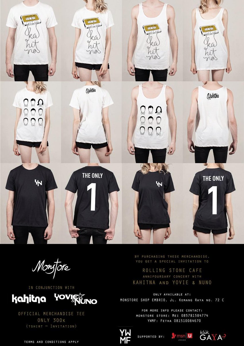 SOULMATE, beli official merchandise KAHITNA dapet invitation @RSCafeINA AnniFOURsary concert #RememberDecember2014