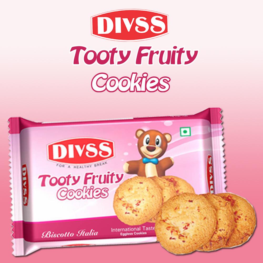 MYDIVSS's tweet image. The lip smacking #Divss Tooty - Fruity cookies contain sweet and colourful fruit......read more